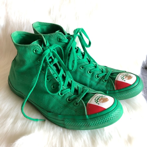 mexican flag converse shoes